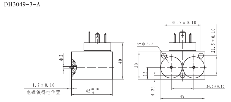 DH3049-3-A(T)双头比例电磁铁