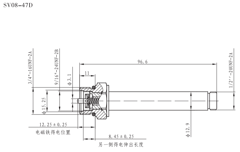 SV08-47D插装磁管