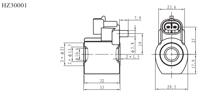 HZ30001插装阀用电磁铁